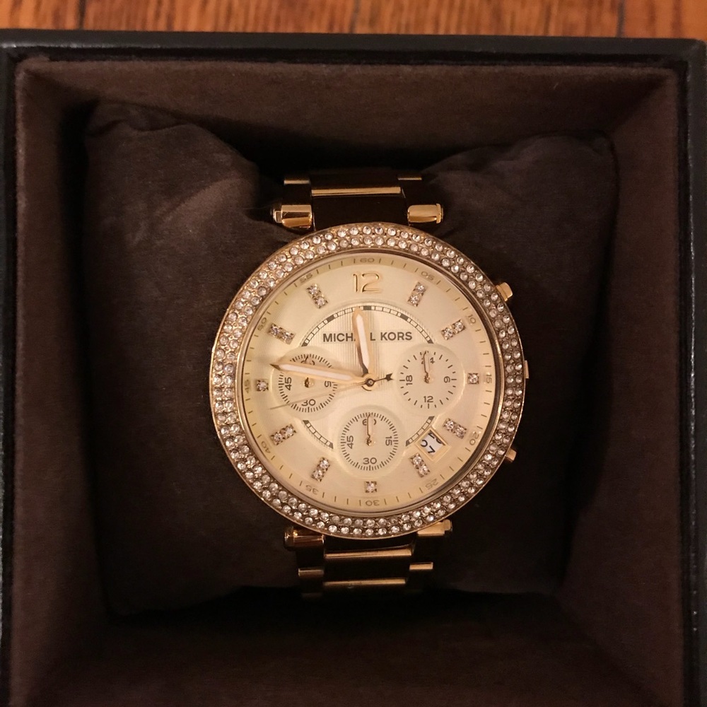 Gold Michael Kors watch - Picture 1 of 5